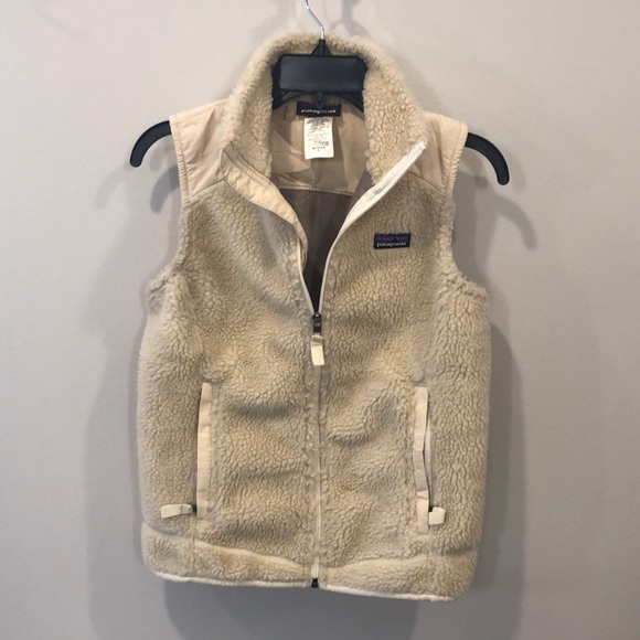 women's retro pile fleece vest